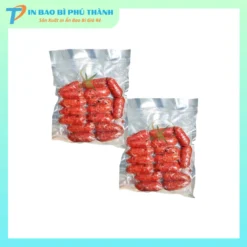 Bao bì màng bạc hút chân không đựng lạp xưởng