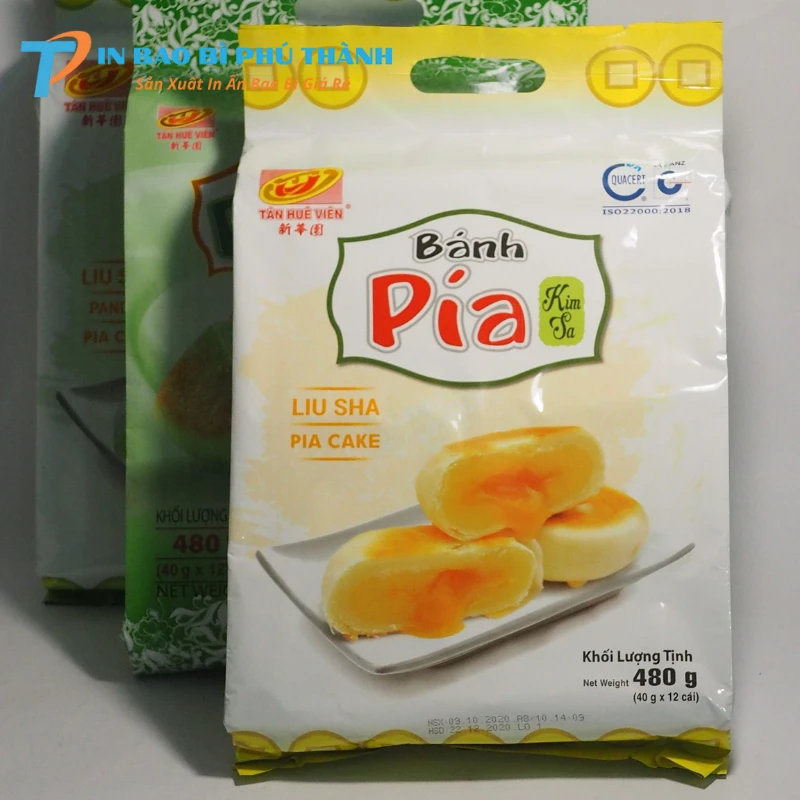 Bao bì màng ghép AL giữ cho bánh luôn mềm ngon