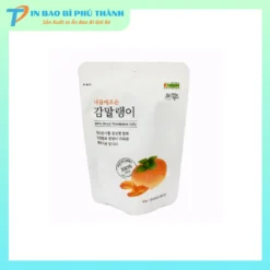 Bao bì màng ghép khoá zip đựng hồng sấy dẻo