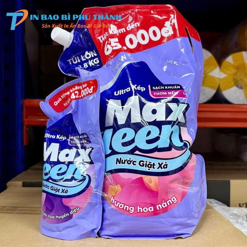 Bao bì nước giặt từ màng ghép đa lớp