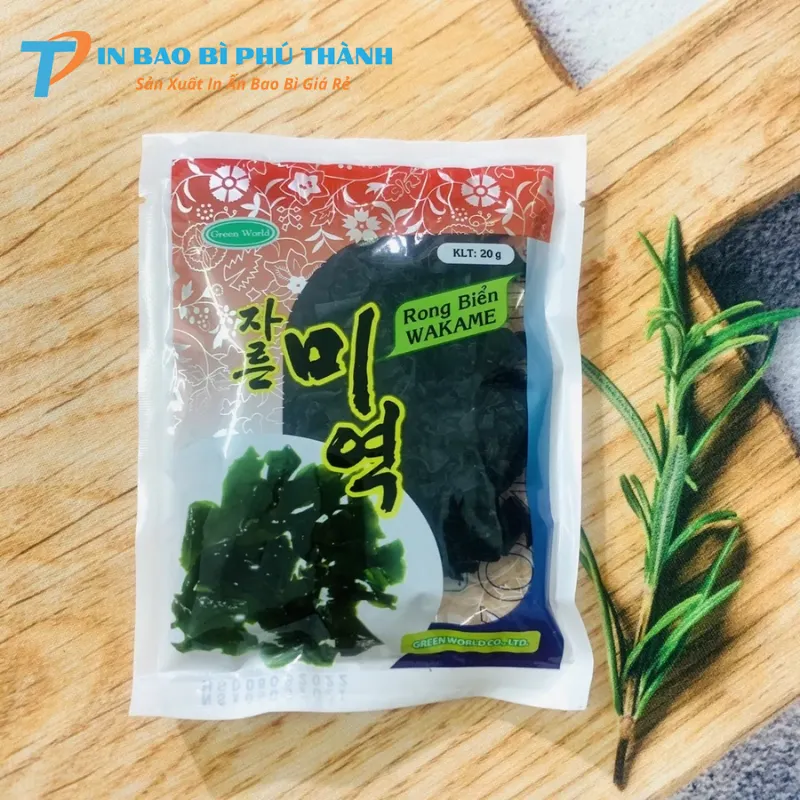 Bao bì rong biển sấy giữ độ giòn khi sử dụng