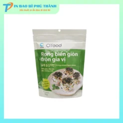 Bao bì rong biển sấy thiết kế đáy đứng tiện lợi