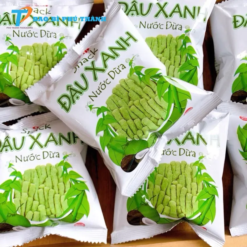 Bao bì snack có cấu tạo 3 lớp bền bỉ