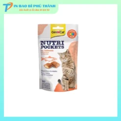 Bao bì thức ăn cho mèo dạng túi zip đáy đứng