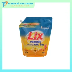 Bao bì túi nước giặt thiết kế in theo yêu cầu