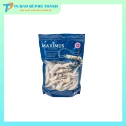 Bao bì zipper có cửa sổ đựng tôm đông lạnh