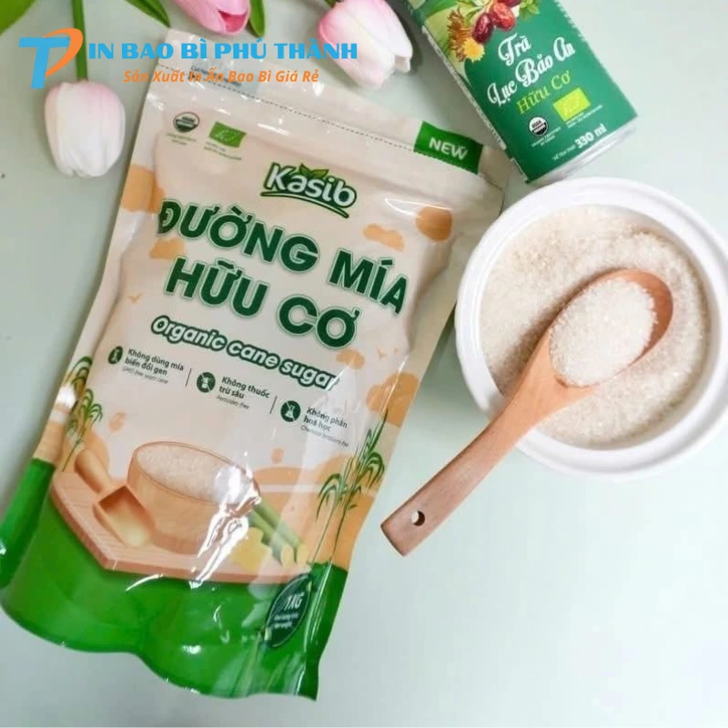 Bao bì zipper đựng đường cao cấp