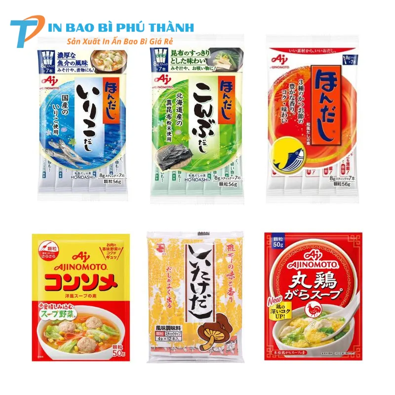 Bố trí thông tin sản xuất sản phẩm đầy đủ