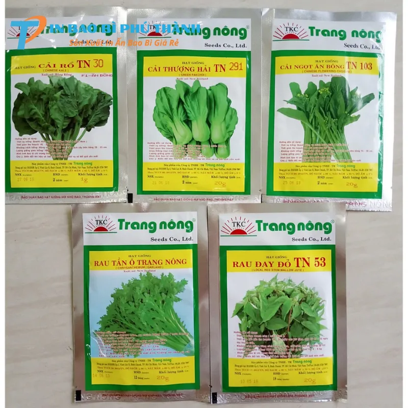 Cấu tại màng ghép 3 lớp bảo quản hạt giống