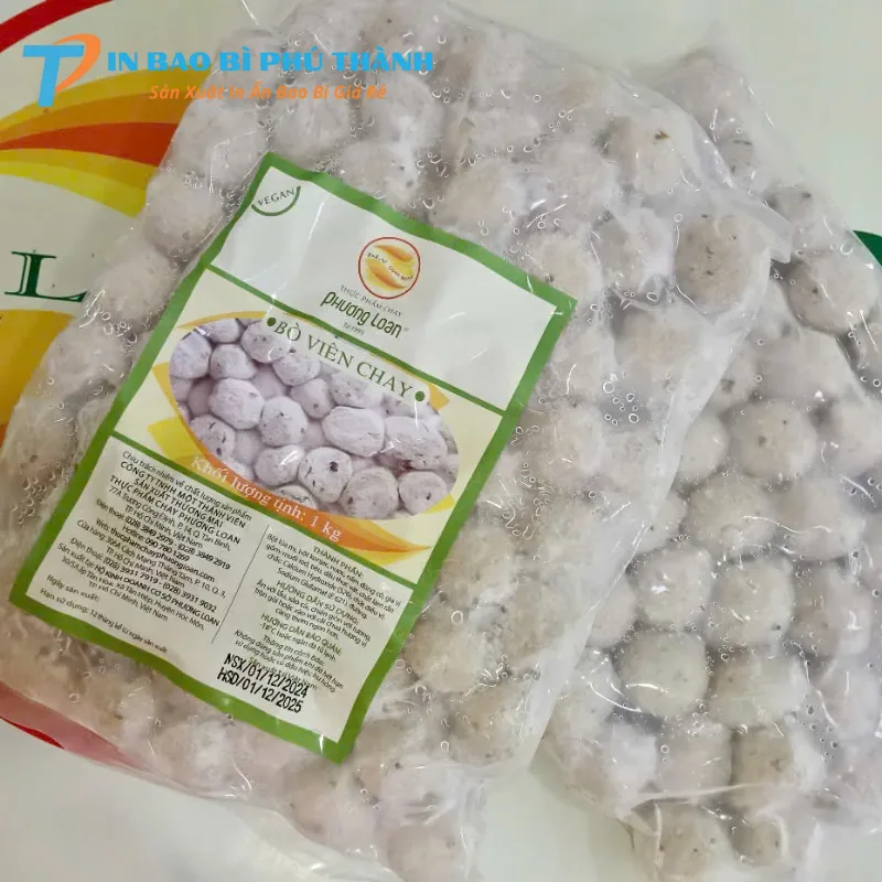 Cấu trúc bao bì màng PA/PE hút chân không