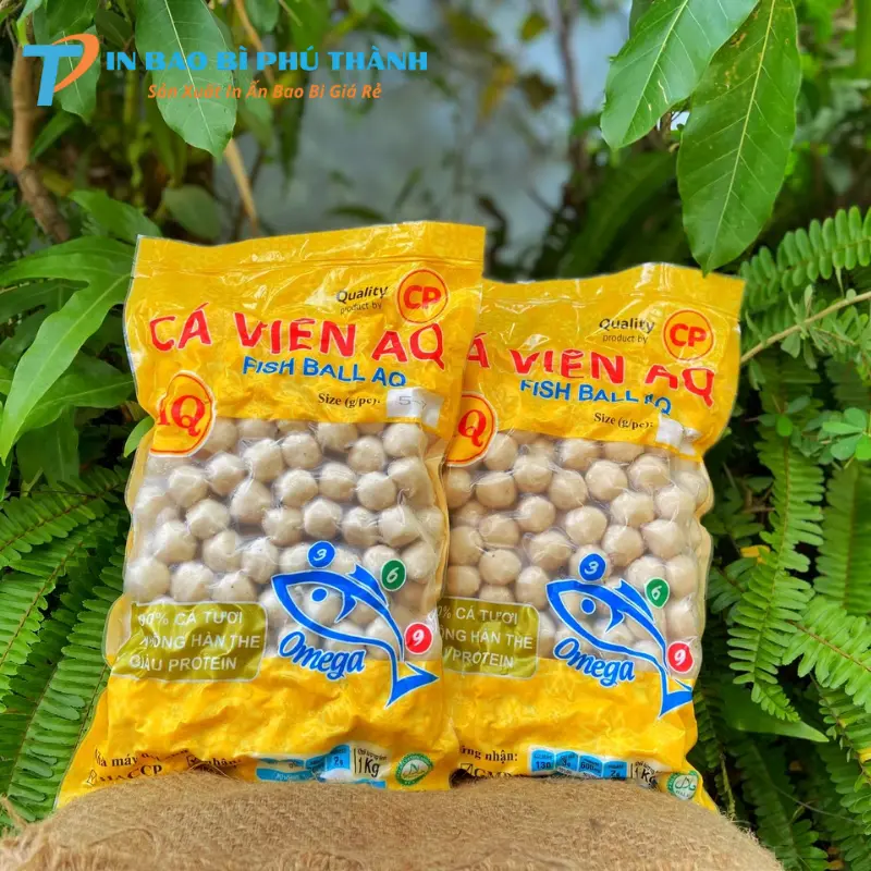 Chất liệu PA/PE hút chân không đựng cá viên