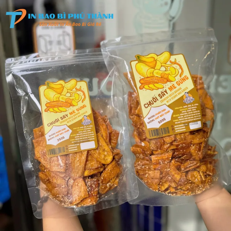 Đa dạng kích thước theo trọng lượng túi chuối