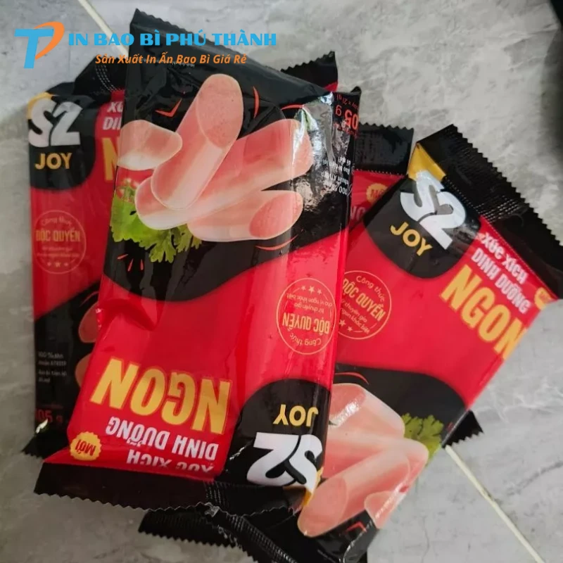 Gói bao bì xúc xích dinh dưỡng 5 cây lẻ