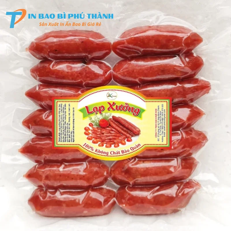 Hút chân không giữ trọn hương vị lạp xưởng