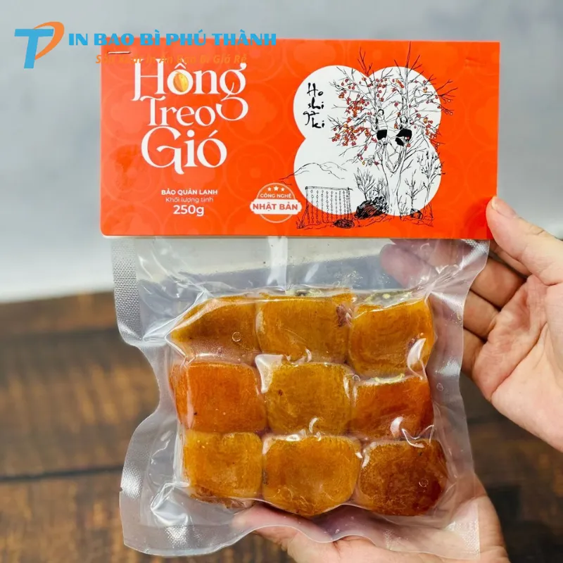 Lựa chọn bao bì theo trọng lượng hồng sấy