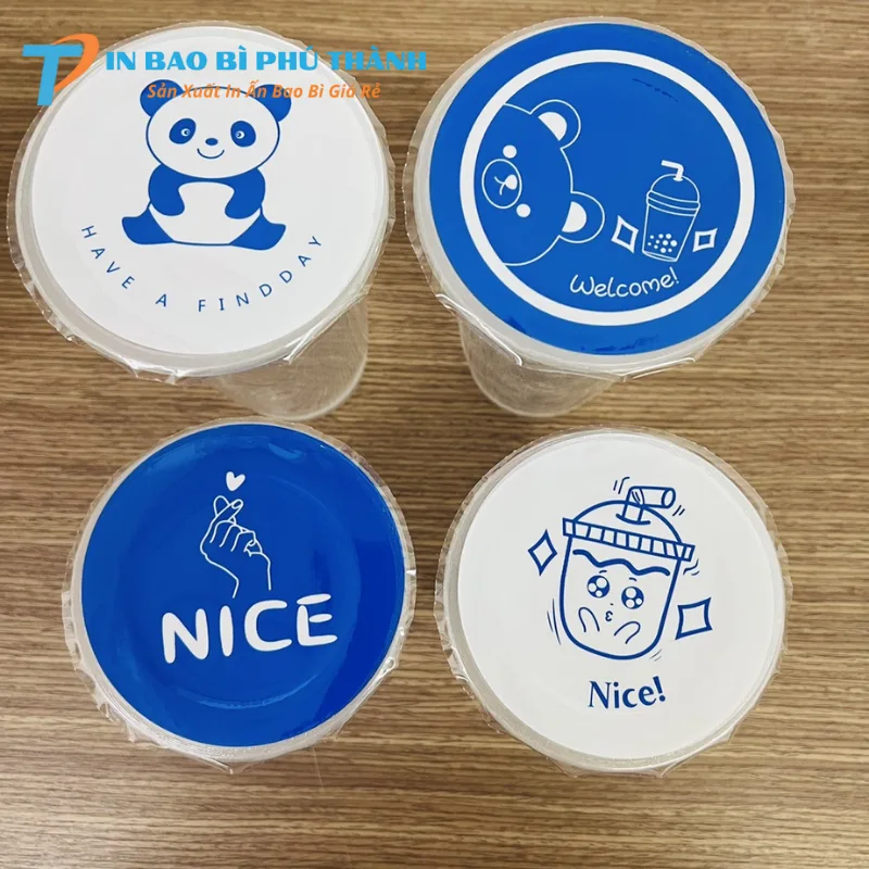 MÀng ép ly in sẵn hoạ tiết dễ thương