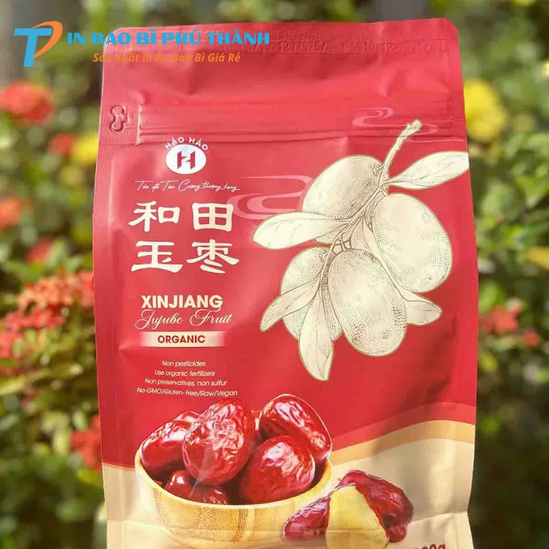 Màng ghép 3 lớp giúp bao bì táo đỏ dày dặn