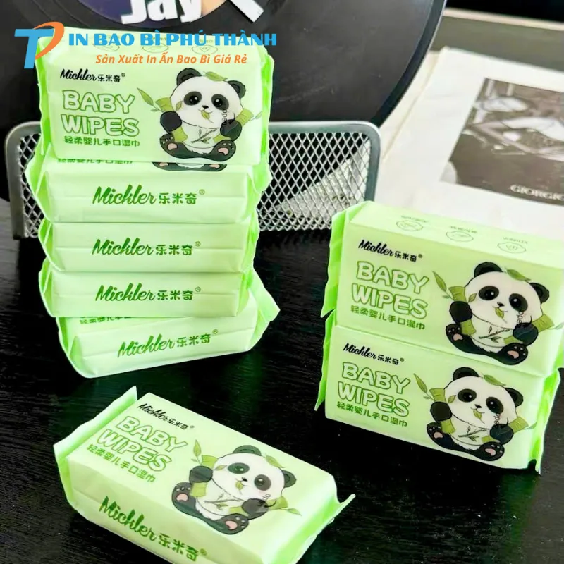 Thiết kế bao bì khăn giấy ướt cần hài hoà