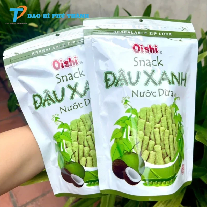 Thiết kế miệng khóa zip tiện lợi