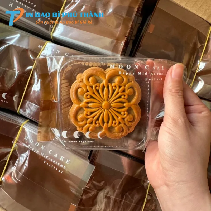 Túi màng ghép đựng bánh in sắc nét